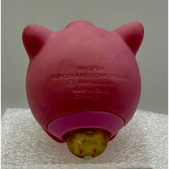 1999 Jigglypuff Burger King Pokemon Nintendo Spinning Top Promo Toy - Picture 3 of 5